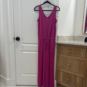 Lou & Grey Fuchsia Sleeveless jumpsuit